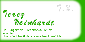 terez weinhardt business card